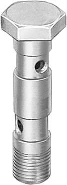 Festo 206145 hollow bolt VT-M5-2 For multiple distributor function in conjunction with components LK or TK. Pneumatic connection, port 1: Male thread M5, Materials note: (* Free of copper and PTFE, * Conforms to RoHS) Festo 206145 hollow bolt VT-M5-2 For multiple distributor function in conjunction with components LK or TK. Pneumatic connection, port 1: Male thread M5, Materials note: (* Free of copper and PTFE, * Conforms to RoHS)