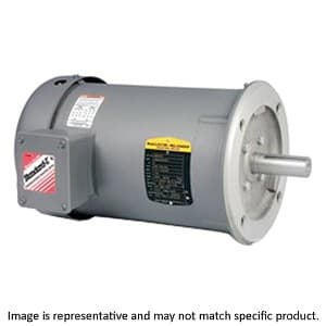 Baldor Electric Company VM3546TPB AC Motor; 1HP Power; 230/460 at 60HZ Voltage; 3 Phase; 1760RPM Speed; 56C Frame; TEFC Enclosure; C-Face; Steel Housing; 12.23" Length Baldor Electric Company VM3546TPB AC Motor; 1HP Power; 230/460 at 60HZ Voltage; 3 Phase; 1760RPM Speed; 56C Frame; TEFC Enclosure; C-Face; Steel Housing; 12.23" Length