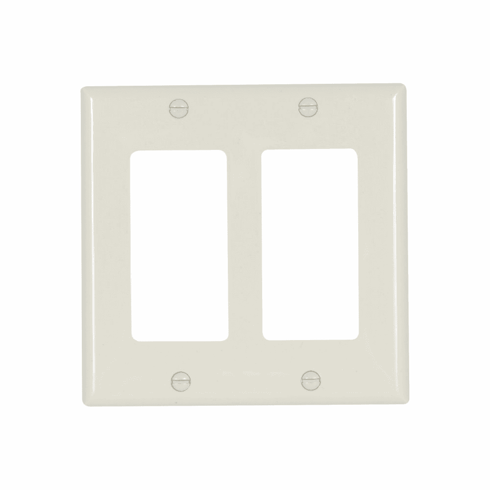 Eaton 5152A 5152A Eaton - Eaton Decorator / GFCI wallplate, Almond, Decorator Cutout, Nylon, Two- gang, Standard Eaton 5152A 5152A Eaton - Eaton Decorator / GFCI wallplate, Almond, Decorator Cutout, Nylon, Two- gang, Standard