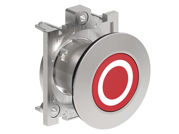 Lovato Electric LPFB1104 LPFB1104 Lovato - Pushbutton actuator, spring return, with symbol dia: 30mm Platinum series flat metal, flush, 0/Red Lovato Electric LPFB1104 LPFB1104 Lovato - Pushbutton actuator, spring return, with symbol dia: 30mm Platinum series flat metal, flush, 0/Red