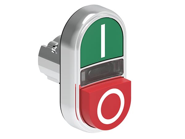 Lovato Electric LPSBL7223 LPSBL7223 Lovato - Double-touch actuator, spring return, white indicator dia: 22mm Platinum series metal, 1 extended and 1 flush pushbuttons. Both spring return, Green - Red/I - 0 Lovato Electric LPSBL7223 LPSBL7223 Lovato - Double-touch actuator, spring return, white indicator dia: 22mm Platinum series metal, 1 extended and 1 flush pushbuttons. Both spring return, Green - Red/I - 0