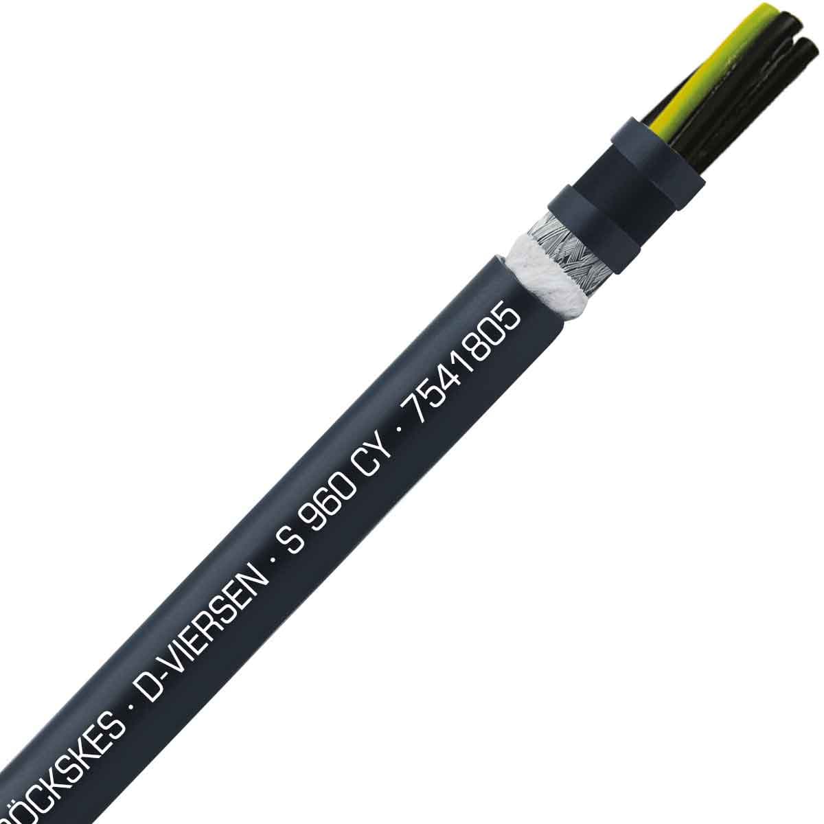 SAB 7541805 S 960 CY - 18 AWG/5c, shielded oil resistant continuous flex PVC control cable, UL, CSA, CE,RoHS SAB 7541805 S 960 CY - 18 AWG/5c, shielded oil resistant continuous flex PVC control cable, UL, CSA, CE,RoHS