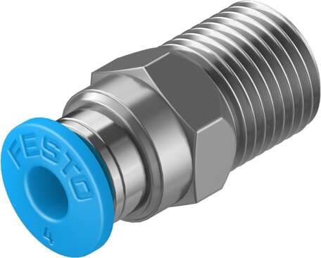 Festo 153001 push-in fitting QS-1/8-4 male thread with external hexagon. Size: Standard, Nominal size: 3 mm, Type of seal on screw-in stud: coating, Assembly position: Any, Container size: 10 Festo 153001 push-in fitting QS-1/8-4 male thread with external hexagon. Size: Standard, Nominal size: 3 mm, Type of seal on screw-in stud: coating, Assembly position: Any, Container size: 10