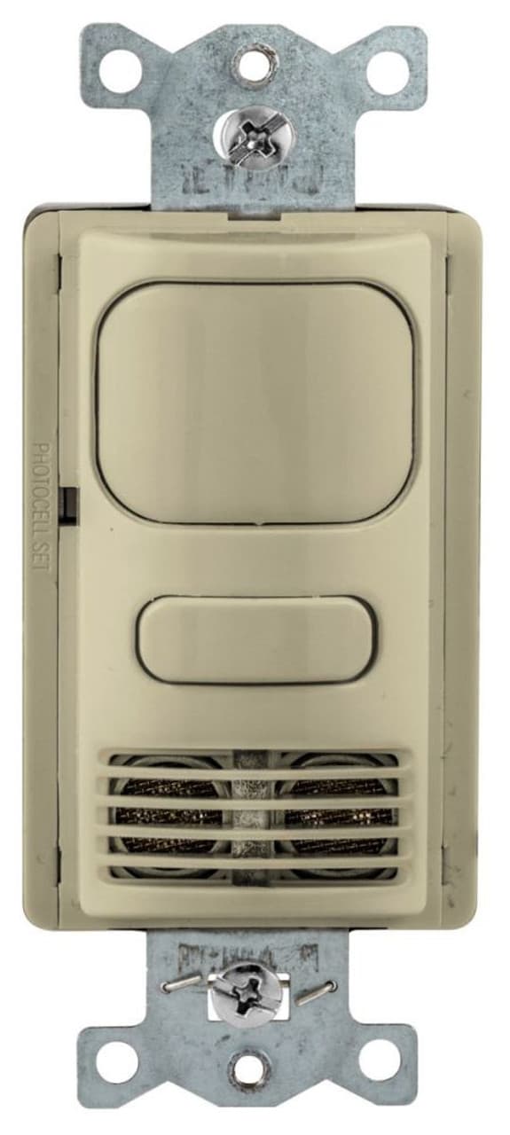Hubbell AD2000I1 Occupancy Sensing Products, Wall Switch,Occupancy or Vacancy, Dual Tech, 1 Relay, 1000 Square Feet, 800WIncandescent, 1000W Fluorescent @ 120V AC, 1800W Fluorescent @ 277V AC,120/277V AC, With Photocell, Ivory Hubbell AD2000I1 Occupancy Sensing Products, Wall Switch,Occupancy or Vacancy, Dual Tech, 1 Relay, 1000 Square Feet, 800WIncandescent, 1000W Fluorescent @ 120V AC, 1800W Fluorescent @ 277V AC,120/277V AC, With Photocell, Ivory