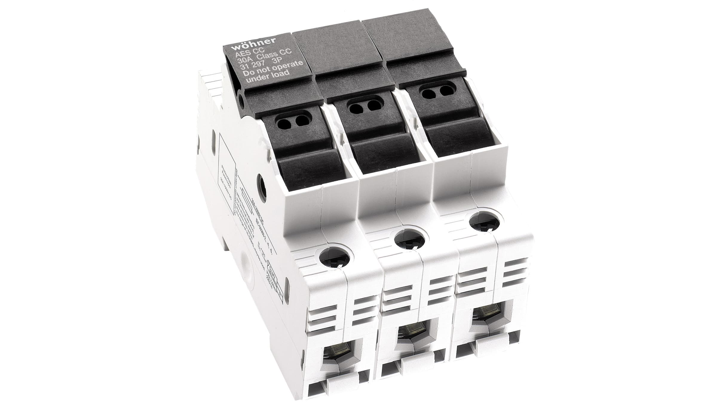 Sprecher + Schuh 31297 Sprecher + Schuh 31297 - Ambus Fuse Block, Class CC, 3-Pole, 30A, 600V AC/DC, No Indicator, cULus/ CSA Sprecher + Schuh 31297 Sprecher + Schuh 31297 - Ambus Fuse Block, Class CC, 3-Pole, 30A, 600V AC/DC, No Indicator, cULus/ CSA