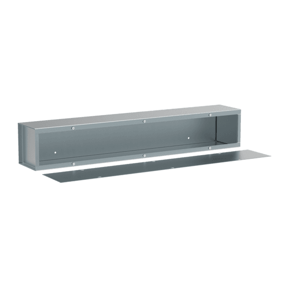 Hoffman A4496T1T Wiring Trough, NEMA Type 1, 4.00x4.00x96.00, Gray, Steel Hoffman A4496T1T Wiring Trough, NEMA Type 1, 4.00x4.00x96.00, Gray, Steel