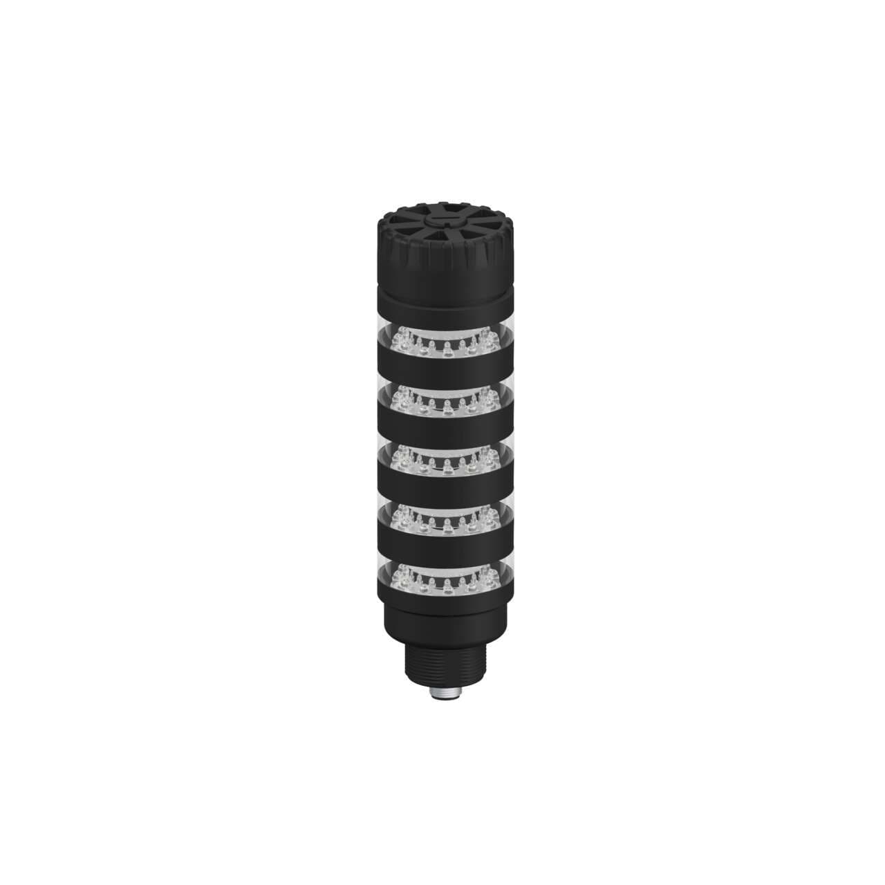Banner TL50BL5AKQ TL50 Pro Tower Light with IO-Link Audible, Beacon Black Housing: 5 Lighted Segments; Voltage: 18-30 V dc; Environmental Rating: IP50; Colors: Multicolor; 4-pin M12 Integral QD Banner TL50BL5AKQ TL50 Pro Tower Light with IO-Link Audible, Beacon Black Housing: 5 Lighted Segments; Voltage: 18-30 V dc; Environmental Rating: IP50; Colors: Multicolor; 4-pin M12 Integral QD
