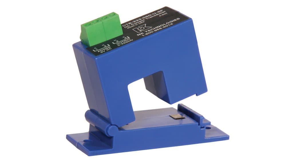 NK Technologies DT0-005-24U-U-SP DC Current Transducers, Unipolar Output, 4-wire, 0-5 VDC output, 24V AC/DC power, split core NK Technologies DT0-005-24U-U-SP DC Current Transducers, Unipolar Output, 4-wire, 0-5 VDC output, 24V AC/DC power, split core