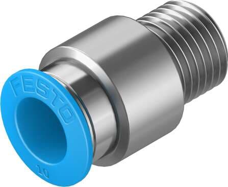 Festo 153018 push-in fitting QS-1/4-10-I male thread with internal hexagon socket. Size: Standard, Nominal size: 6,3 mm, Type of seal on screw-in stud: coating, Assembly position: Any, Container size: 10 Festo 153018 push-in fitting QS-1/4-10-I male thread with internal hexagon socket. Size: Standard, Nominal size: 6,3 mm, Type of seal on screw-in stud: coating, Assembly position: Any, Container size: 10