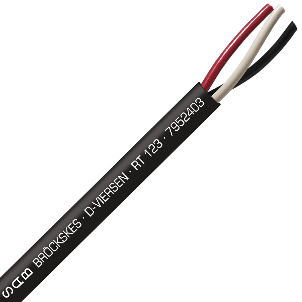 SAB 7952403 RT 123 - 24 AWG/3c, ±450° torsional robotic cable, UL, CSA, CE, EAC, RoHS SAB 7952403 RT 123 - 24 AWG/3c, ±450° torsional robotic cable, UL, CSA, CE, EAC, RoHS