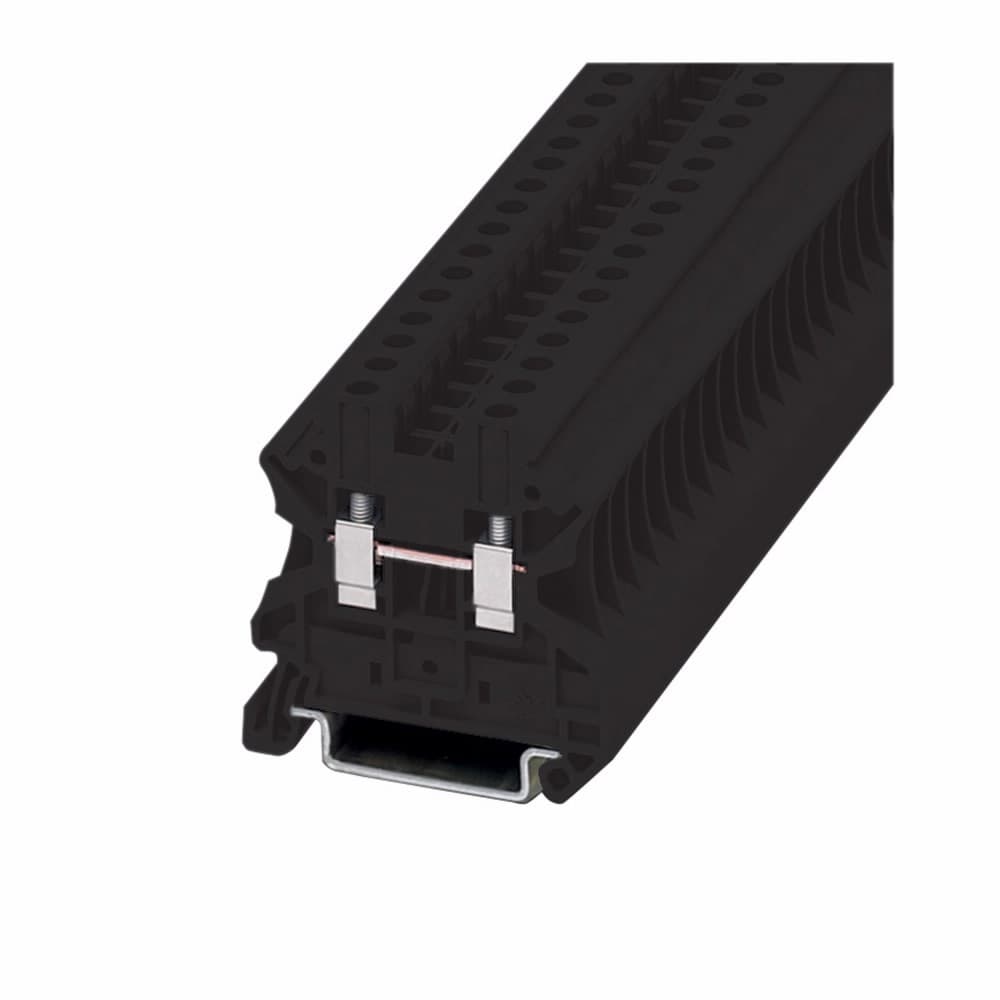 Eaton XBUT4BK XBUT4BK Eaton - Eaton XB IEC terminal block, Screw connection single level-through-feed, Black, 10 AWG/4 mm2 maximum wire Eaton XBUT4BK XBUT4BK Eaton - Eaton XB IEC terminal block, Screw connection single level-through-feed, Black, 10 AWG/4 mm2 maximum wire