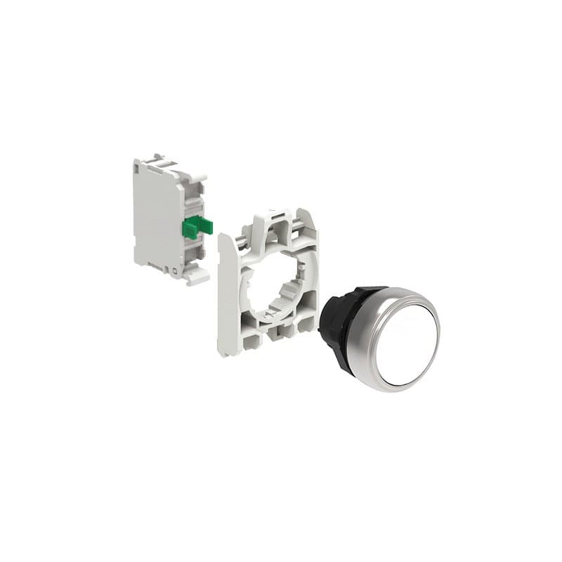 Lovato Electric LPCB108K10 LPCB108K10 Lovato - KIT plastic pushbutton actuator, spring return, flush, white with mounting adapter and 1 contact element, NO. Screw termination Lovato Electric LPCB108K10 LPCB108K10 Lovato - KIT plastic pushbutton actuator, spring return, flush, white with mounting adapter and 1 contact element, NO. Screw termination