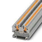 Phoenix Contact 1088728 Feed-through terminal block, nom. voltage: 1000 V, nominal current: 32 A, connection method: Push-in connection, number of connections: 2, cross section: 0.2 mm² - 6 mm², AWG: 24 - 10, width: 6.2 mm, height: 35.3 mm, color: gray, mounting type: NS 35/7,5, Phoenix Contact 1088728 Feed-through terminal block, nom. voltage: 1000 V, nominal current: 32 A, connection method: Push-in connection, number of connections: 2, cross section: 0.2 mm² - 6 mm², AWG: 24 - 10, width: 6.2 mm, height: 35.3 mm, color: gray, mounting type: NS 35/7,5,