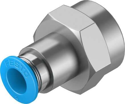 Festo 153027 push-in fitting QSF-3/8-8-B female thread with external hexagon. Size: Standard, Nominal size: 7 mm, Type of seal on screw-in stud: coating, Assembly position: Any, Container size: 10 Festo 153027 push-in fitting QSF-3/8-8-B female thread with external hexagon. Size: Standard, Nominal size: 7 mm, Type of seal on screw-in stud: coating, Assembly position: Any, Container size: 10