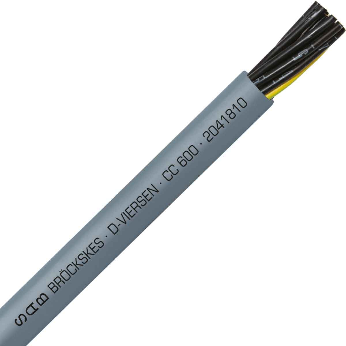 SAB 2041810 CC 600 - 18 AWG/10c, oil resistant PVC flexible control cable, 600V, UL, CSA, VDE, CE, RoHS SAB 2041810 CC 600 - 18 AWG/10c, oil resistant PVC flexible control cable, 600V, UL, CSA, VDE, CE, RoHS