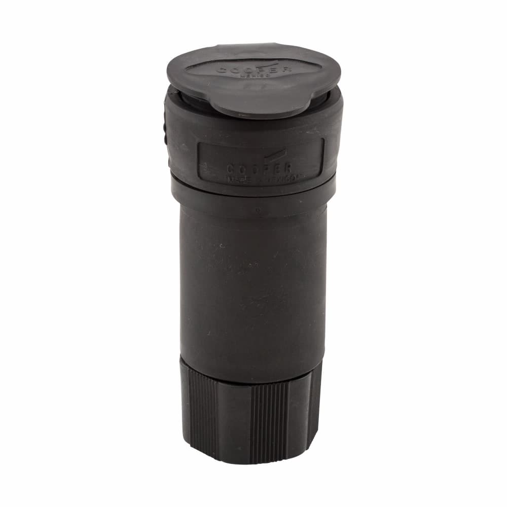 Eaton L2120CWBK L2120CWBK Eaton - Eaton Arrow Hart watertight locking connector, #18-10 AWG, 20A, Industrial, 120/208V, Back wiring, Black, Steel, Watertight, L21-20, Four-pole, Five-wire, Santoprene thermoplastic elastomeric, 0.36 to 0.84 in, IP67 Eaton L2120CWBK L2120CWBK Eaton - Eaton Arrow Hart watertight locking connector, #18-10 AWG, 20A, Industrial, 120/208V, Back wiring, Black, Steel, Watertight, L21-20, Four-pole, Five-wire, Santoprene thermoplastic elastomeric, 0.36 to 0.84 in, IP67