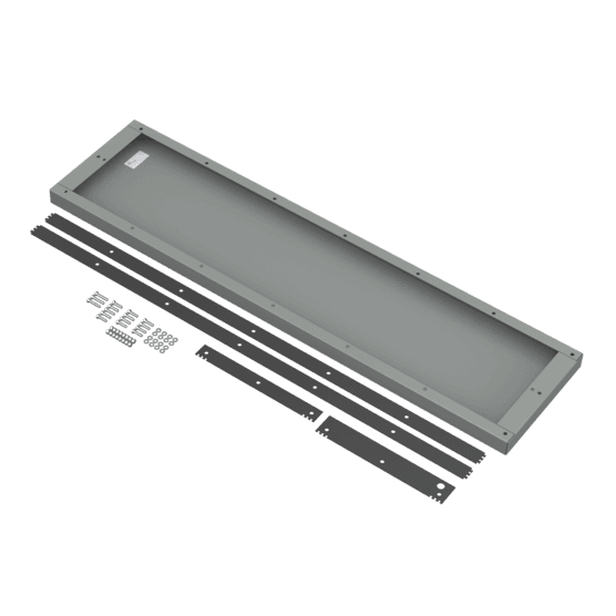 Hoffman AMOD72EPT End Plates, 72.12x18.12, Steel Hoffman AMOD72EPT End Plates, 72.12x18.12, Steel