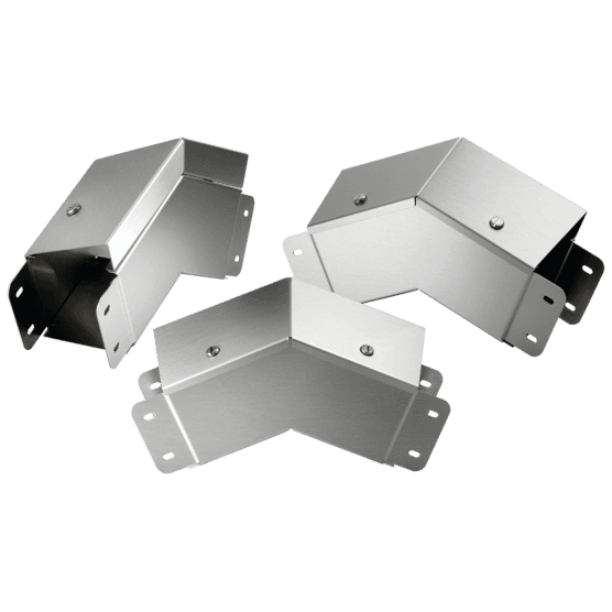 Hoffman CTS66EOC45SS 45-Degree Elbows, 6.00x6.00, SS Type 304, Outside Cover Sloped Hoffman CTS66EOC45SS 45-Degree Elbows, 6.00x6.00, SS Type 304, Outside Cover Sloped