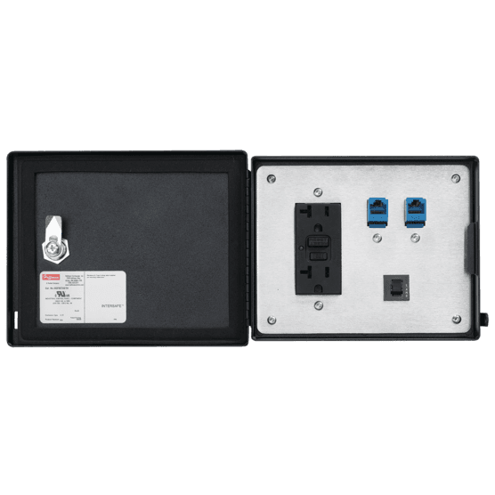 Hoffman HDP5ETHETHCC InterSafe Data Interface Port for Ethernet, Duplex, Polycarbonate Hoffman HDP5ETHETHCC InterSafe Data Interface Port for Ethernet, Duplex, Polycarbonate