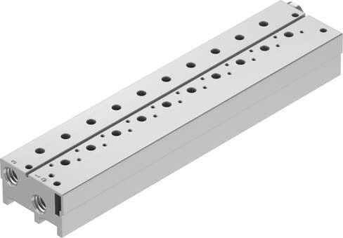 Festo 576484 manifold block VABM-B10-20S-N14-9-P3 Grid dimension: 22 mm, Assembly position: Any, Max. number of valve positions: 9, Corrosion resistance classification CRC: 2 - Moderate corrosion stress, Product weight: 842 g Festo 576484 manifold block VABM-B10-20S-N14-9-P3 Grid dimension: 22 mm, Assembly position: Any, Max. number of valve positions: 9, Corrosion resistance classification CRC: 2 - Moderate corrosion stress, Product weight: 842 g