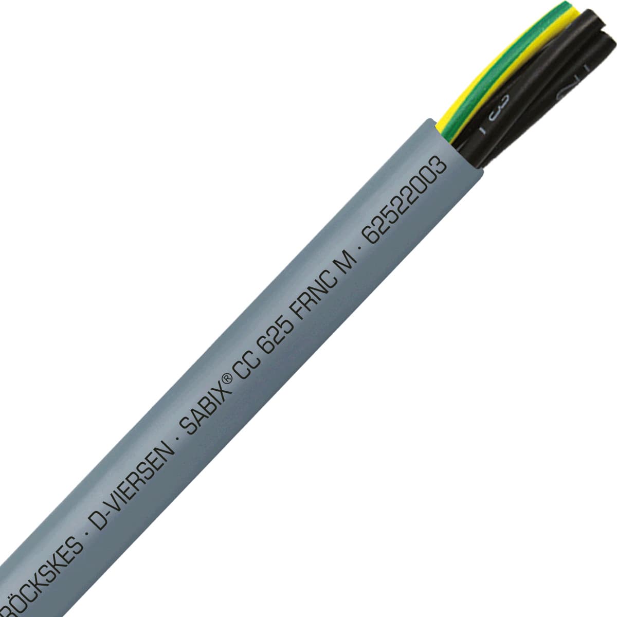 SAB 62522003 SABIX CC 625 FRNC M - 20 AWG/3c, halogen-free flame retardant flexible control cable, UL, CSA, CE, RoHS SAB 62522003 SABIX CC 625 FRNC M - 20 AWG/3c, halogen-free flame retardant flexible control cable, UL, CSA, CE, RoHS