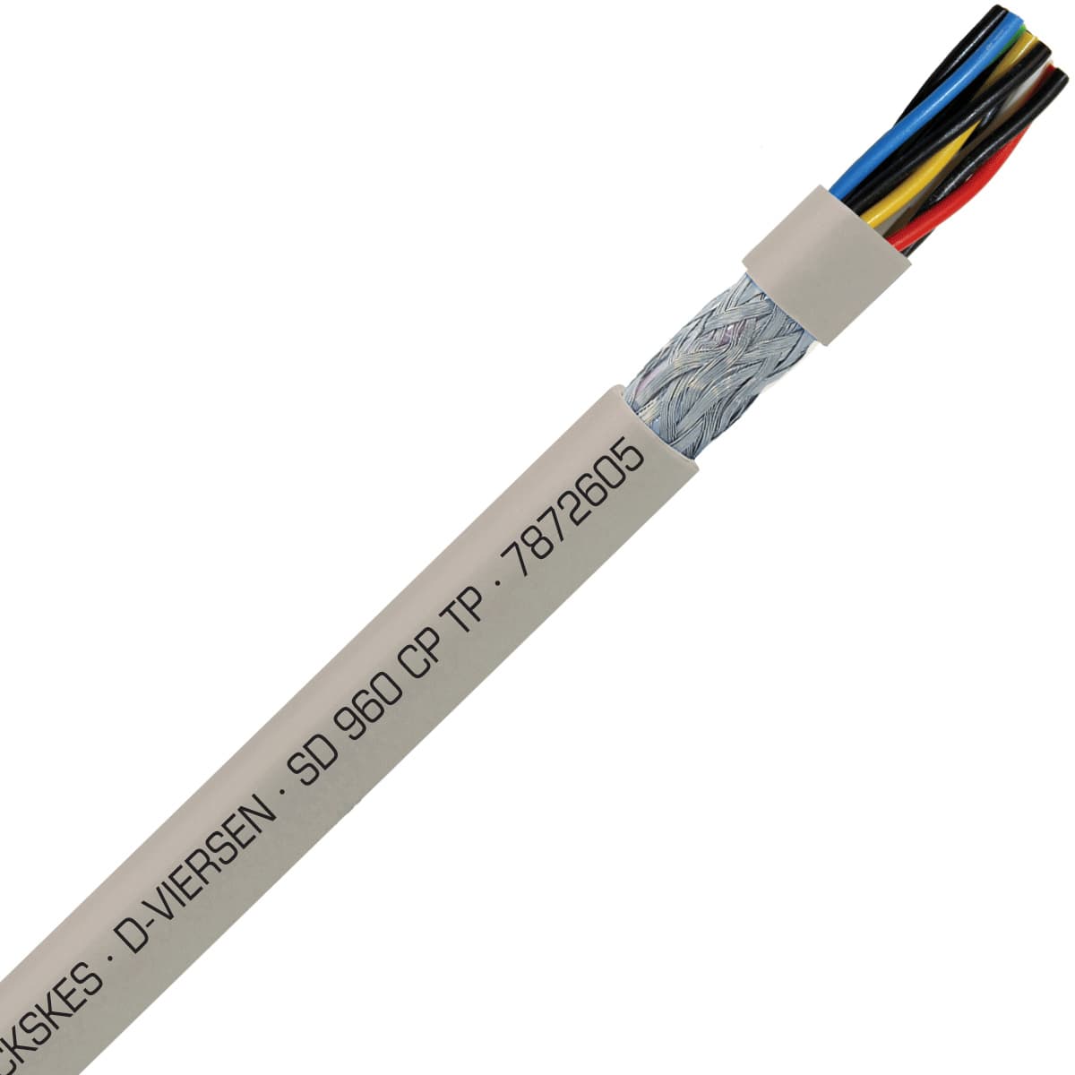 SAB 7872605 SD 960 CP TP - 26 AWG/5pr, shielded oil resistant continuous flex paired data cable, UL, CSA, CE, RoHS SAB 7872605 SD 960 CP TP - 26 AWG/5pr, shielded oil resistant continuous flex paired data cable, UL, CSA, CE, RoHS