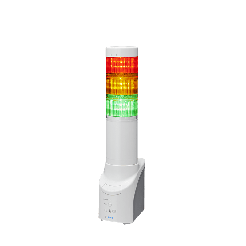 Patlite NHL-3FB2W-RYG 60mm, 3-tier Network Monitor Signal Tower; Clear Lens LED: red, amber, green; Non-returnable Patlite NHL-3FB2W-RYG 60mm, 3-tier Network Monitor Signal Tower; Clear Lens LED: red, amber, green; Non-returnable
