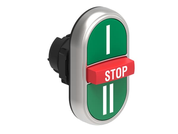 Lovato Electric LPCB7345 LPCB7345 Lovato - Triple-touch actuator, spring return dia: 22mm Platinum series chromed plastic, 2 external flush and 1 middle extended pushbuttons. Spring return, I - STOP - II Lovato Electric LPCB7345 LPCB7345 Lovato - Triple-touch actuator, spring return dia: 22mm Platinum series chromed plastic, 2 external flush and 1 middle extended pushbuttons. Spring return, I - STOP - II