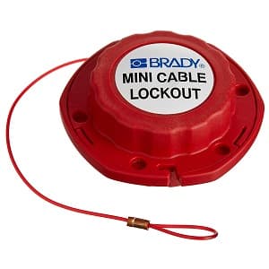 MINI CABLE LOCKOUT WITH NYLON CABLE 2.4M Part Image. Manufactured by Brady Corp.