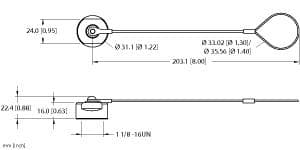 Turck RKMCV-CC RKMCV-CC Turck - RKMCV-CC Accessory for 1-1/8, Closure cap, Threaded hand tighten + lanyard Turck RKMCV-CC RKMCV-CC Turck - RKMCV-CC Accessory for 1-1/8, Closure cap, Threaded hand tighten + lanyard