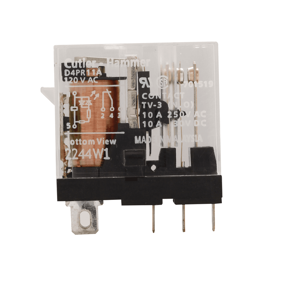 Cutler-Hammer D4PR21R1 D4PR21R1 Cutler-Hammer - D4 Series General Purpose Plug-In Relay Cutler-Hammer D4PR21R1 D4PR21R1 Cutler-Hammer - D4 Series General Purpose Plug-In Relay
