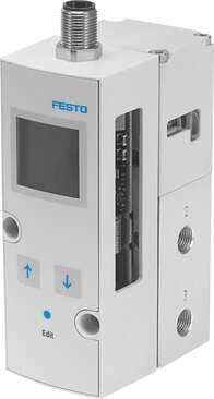 Festo 558342 proportional pressure regulator VPPM-6L-L-1-N18-0L10H-A4P-S1C1 Nominal diameter, pressurisation: 6 mm, Nominal diameter, exhaust: 4,5 mm, Type of actuation: electrical, Sealing principle: soft, Assembly position: Any Festo 558342 proportional pressure regulator VPPM-6L-L-1-N18-0L10H-A4P-S1C1 Nominal diameter, pressurisation: 6 mm, Nominal diameter, exhaust: 4,5 mm, Type of actuation: electrical, Sealing principle: soft, Assembly position: Any