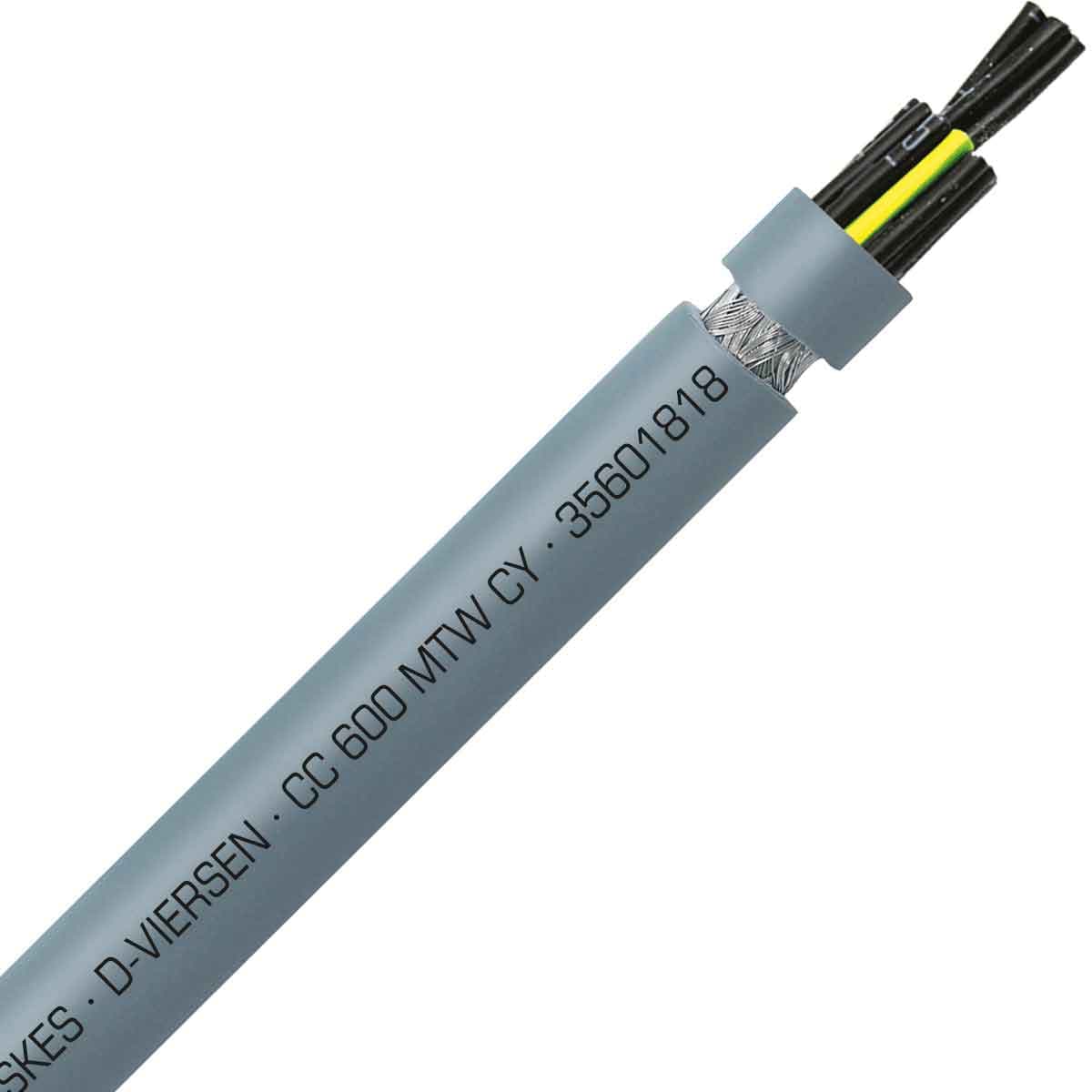 SAB 35601818 CC 600 MTW CY - 18 AWG/18c, shielded oil resistant PVC flexible control cable, UL, CSA, CE, RoHS SAB 35601818 CC 600 MTW CY - 18 AWG/18c, shielded oil resistant PVC flexible control cable, UL, CSA, CE, RoHS