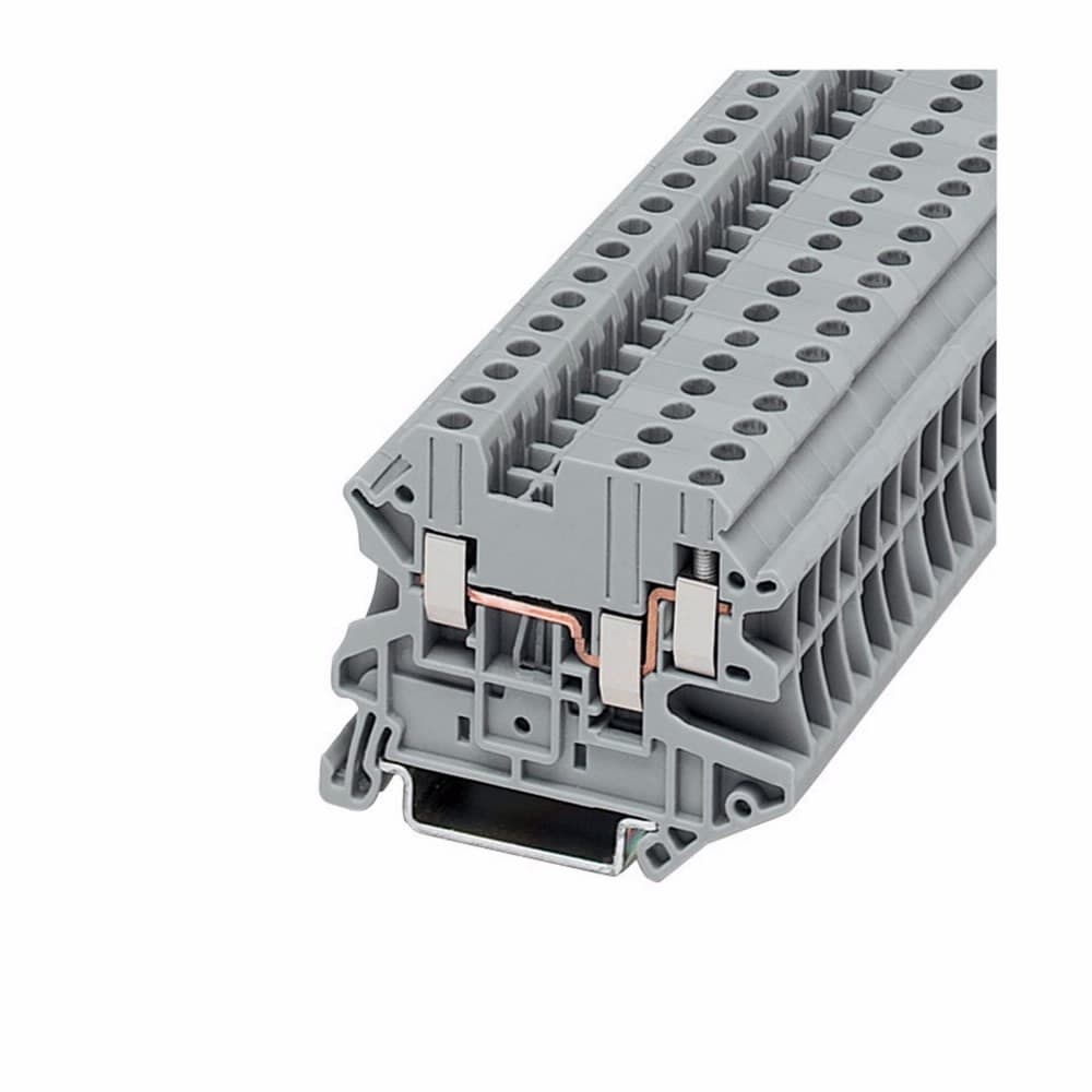 Eaton XBUT25D12 XBUT25D12 Eaton - Eaton XB IEC terminal block, Screw Connection Multi-Conductor Terminal Blocks, Gray, 12 AWG/2.5 mm2 maximum wire, Three-wire Eaton XBUT25D12 XBUT25D12 Eaton - Eaton XB IEC terminal block, Screw Connection Multi-Conductor Terminal Blocks, Gray, 12 AWG/2.5 mm2 maximum wire, Three-wire