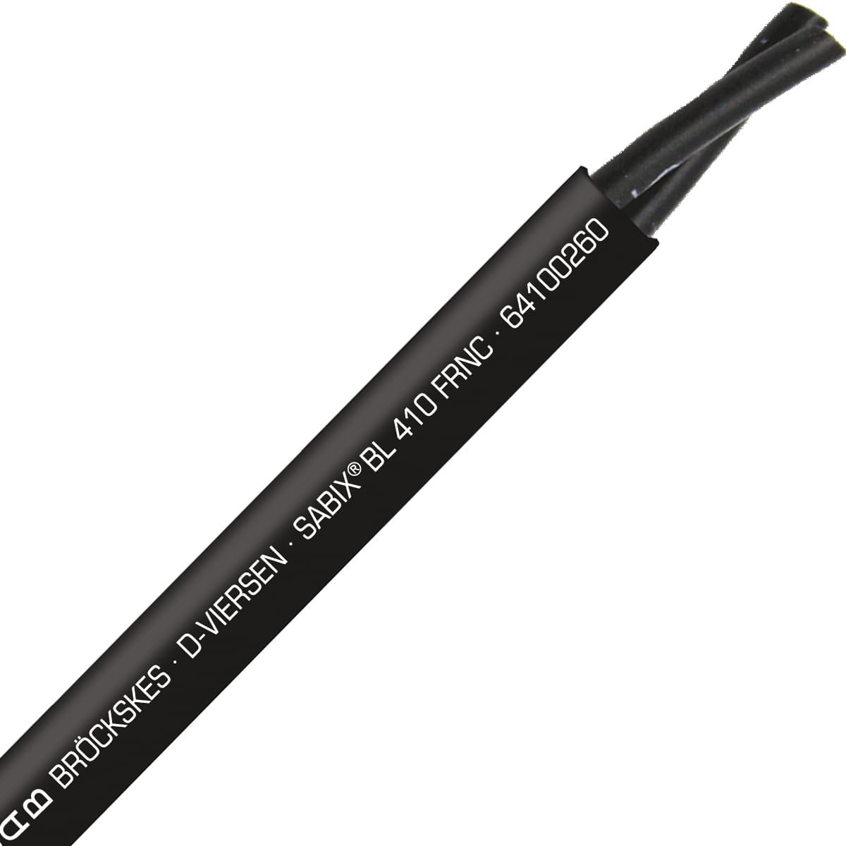 SAB 64100260 SABIX BL 410 FRNC - 10 AWG/2c, halogen-free flame retardant flexible power cable for shipboard, DNV-GL, CE, RoHS SAB 64100260 SABIX BL 410 FRNC - 10 AWG/2c, halogen-free flame retardant flexible power cable for shipboard, DNV-GL, CE, RoHS