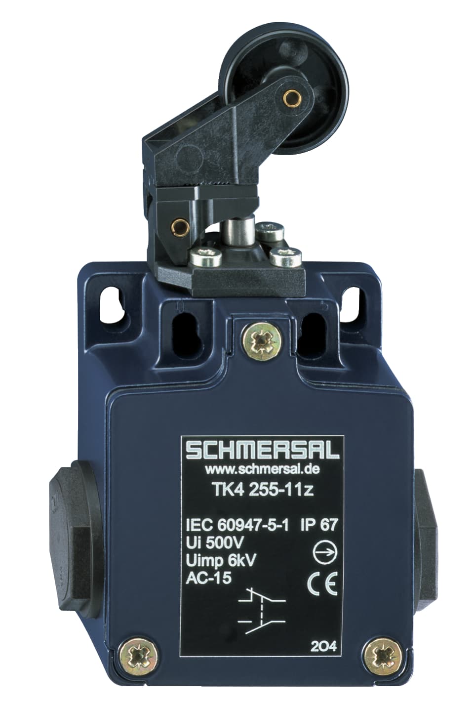 Schmersal ZK4 255-11Z Position switch; 255; 3 cable entries M 20 x 1.5; Snap action with constant contact pressure up to switching point; Metal enclosure; Wide range of alternative actuators; Good resistance to oil and petroleum spirit; 63 mm x 63,5 mm x 30 mm; Actuator heads Schmersal ZK4 255-11Z Position switch; 255; 3 cable entries M 20 x 1.5; Snap action with constant contact pressure up to switching point; Metal enclosure; Wide range of alternative actuators; Good resistance to oil and petroleum spirit; 63 mm x 63,5 mm x 30 mm; Actuator heads