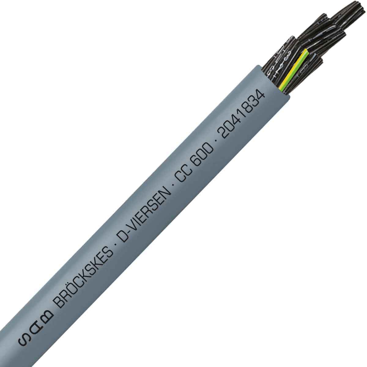 SAB 2041834 CC 600 - 18 AWG/34c, oil resistant PVC flexible control cable, 600V, UL, CSA, VDE, CE, RoHS SAB 2041834 CC 600 - 18 AWG/34c, oil resistant PVC flexible control cable, 600V, UL, CSA, VDE, CE, RoHS