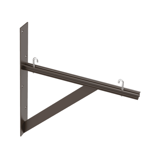 Hoffman LTSB18BLK Triangle Support Bracket Kit, fits 12.00, 18.00, Black, Steel Hoffman LTSB18BLK Triangle Support Bracket Kit, fits 12.00, 18.00, Black, Steel