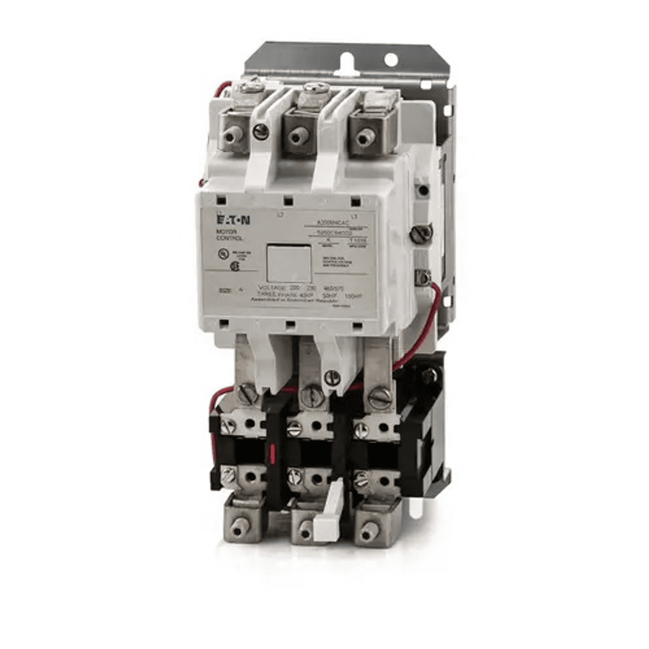 Eaton A200M2CAC A200M2CAC Eaton - Eaton Freedom NEMA motor control starter, Non-reversing starter, 120 VAC coil voltage, 45A, Three-pole, Size 2, 7-1/2 hp at 115V, 10 hp at 208V, 15 hp at 240V, 25 hp at 480,600V, A200 series, Wired for Separate Control Eaton A200M2CAC A200M2CAC Eaton - Eaton Freedom NEMA motor control starter, Non-reversing starter, 120 VAC coil voltage, 45A, Three-pole, Size 2, 7-1/2 hp at 115V, 10 hp at 208V, 15 hp at 240V, 25 hp at 480,600V, A200 series, Wired for Separate Control