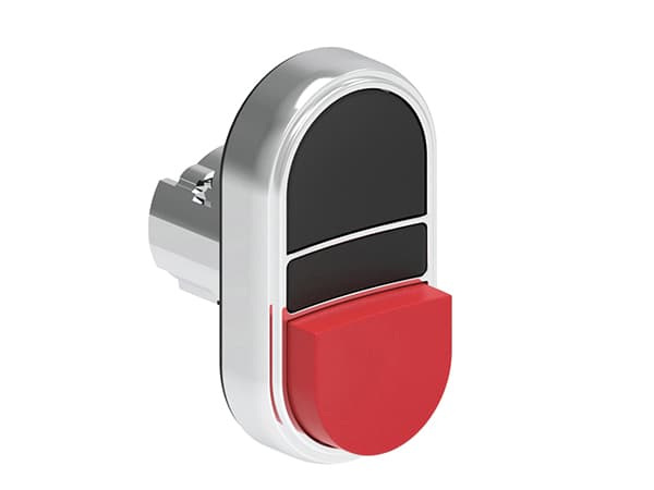 Lovato Electric LPSB7212 LPSB7212 Lovato - Double-touch actuator, spring return dia: 22mm Platinum series metal, 1 extended and 1 flush pushbuttons. Both spring return, Black - Red Lovato Electric LPSB7212 LPSB7212 Lovato - Double-touch actuator, spring return dia: 22mm Platinum series metal, 1 extended and 1 flush pushbuttons. Both spring return, Black - Red
