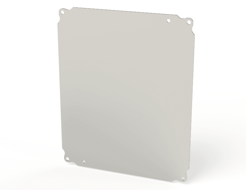 Saginaw Control SCE-12P10AL Subpanel, Flat Aluminum, Height:11.00", Width:9.00", Depth:0.08", Saginaw Control SCE-12P10AL Subpanel, Flat Aluminum, Height:11.00", Width:9.00", Depth:0.08",