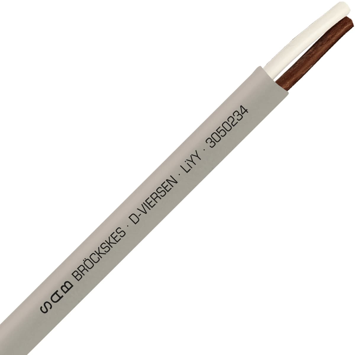 SAB 3050234 LiYY - 22 AWG/2c, multi-conductor signal and control PVC cable with DIN color code SAB 3050234 LiYY - 22 AWG/2c, multi-conductor signal and control PVC cable with DIN color code