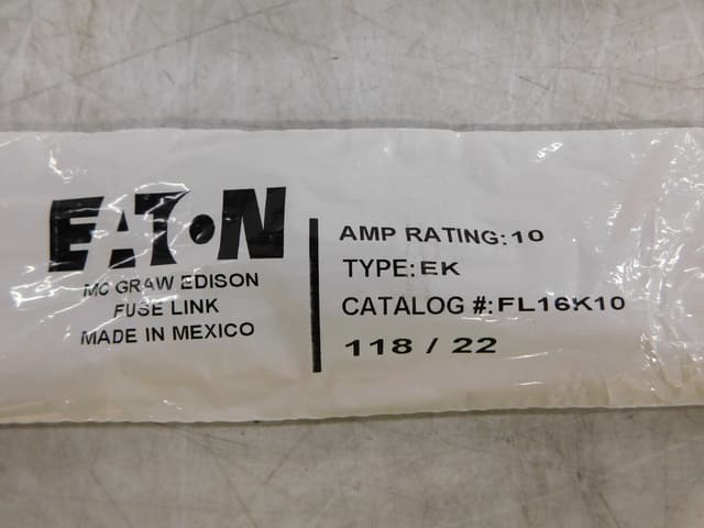 FL16K10 Part Image. Manufactured by Eaton.