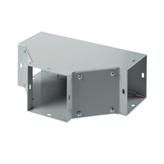 Hoffman F66T Sweep Tee, fits 6.00x6.00, Gray, Steel Hoffman F66T Sweep Tee, fits 6.00x6.00, Gray, Steel