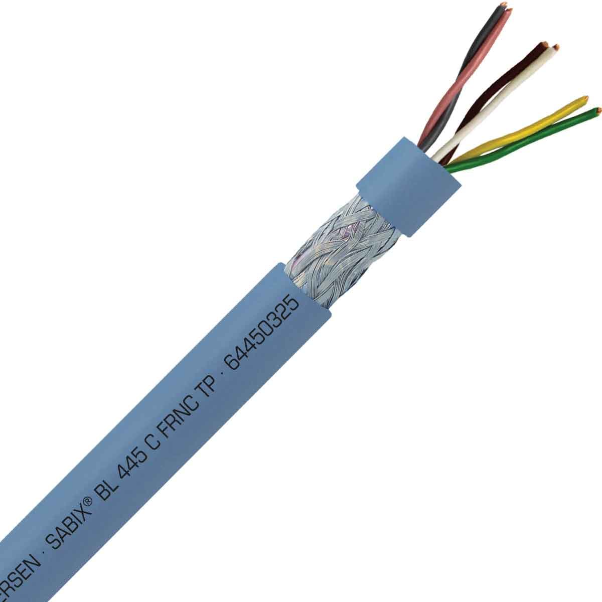 SAB 64450325 SABIX BL 445 C FRNC TP - 24 AWG/3pr, shielded halogen-free flame retardant paired flexible data cable for shipboard, DNV-GL, CE, RoHS SAB 64450325 SABIX BL 445 C FRNC TP - 24 AWG/3pr, shielded halogen-free flame retardant paired flexible data cable for shipboard, DNV-GL, CE, RoHS
