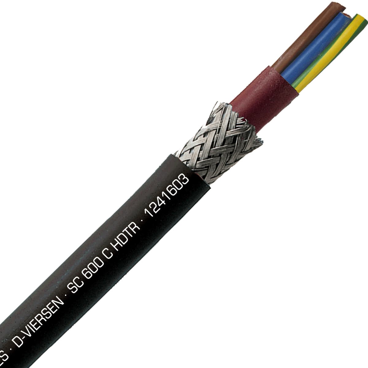 SAB 1241603 SC 600 C HDTR - 16 AWG/3c, shielded halogen free high temperature silicone cable, UL, CSA, CE, RoHS SAB 1241603 SC 600 C HDTR - 16 AWG/3c, shielded halogen free high temperature silicone cable, UL, CSA, CE, RoHS