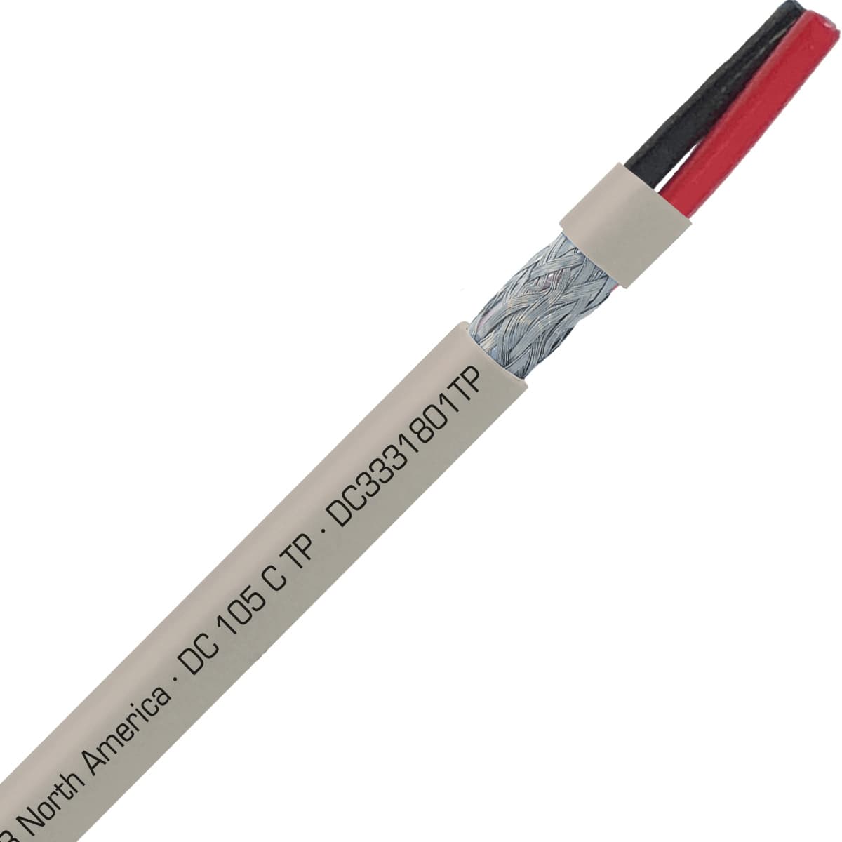 SAB DC3331801TP DC 105 C TP - 18 AWG/1pr, shielded flexible oil resistant data pair cable, UL, CSA, CE, RoHS SAB DC3331801TP DC 105 C TP - 18 AWG/1pr, shielded flexible oil resistant data pair cable, UL, CSA, CE, RoHS