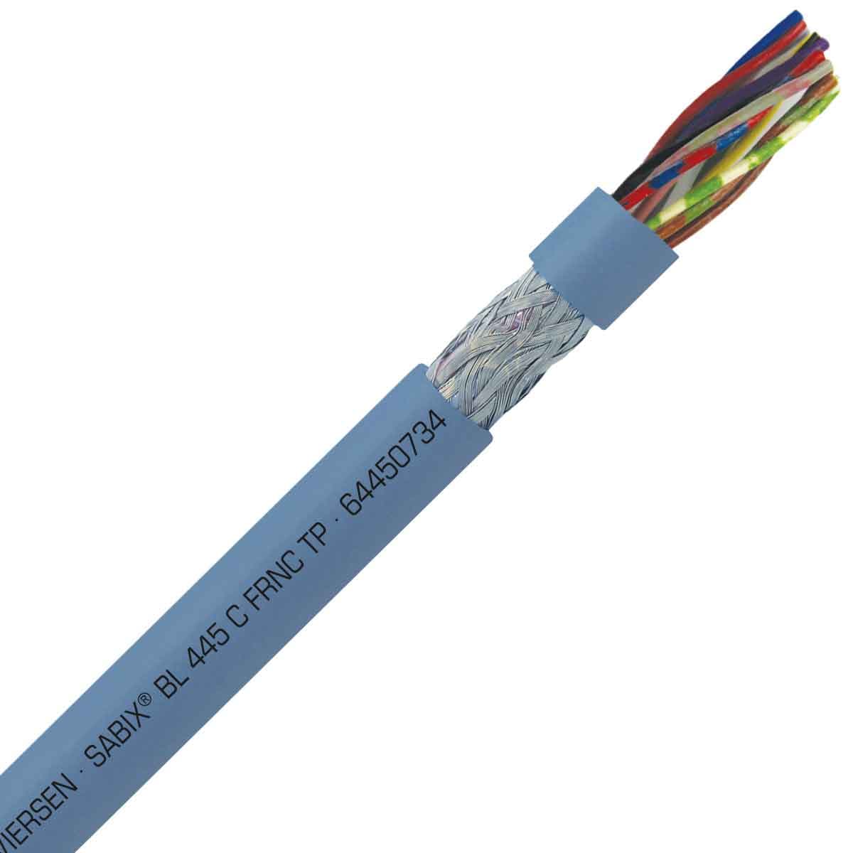 SAB 64450734 SABIX BL 445 C FRNC TP - 22 AWG/7pr, shielded halogen-free flame retardant paired flexible data cable for shipboard, DNV-GL, CE, RoHS SAB 64450734 SABIX BL 445 C FRNC TP - 22 AWG/7pr, shielded halogen-free flame retardant paired flexible data cable for shipboard, DNV-GL, CE, RoHS