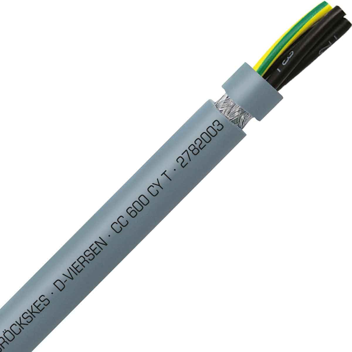 SAB 2782003 CC 600 CY T - 20 AWG/3c, shielded PVC flexible control cable, UL, CSA, CE, RoHS SAB 2782003 CC 600 CY T - 20 AWG/3c, shielded PVC flexible control cable, UL, CSA, CE, RoHS