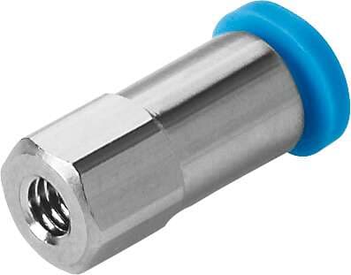Festo 153308 push-in fitting QSMF-M3-3 female thread with external hexagon. Size: Mini, Nominal size: 1,3 mm, Type of seal on screw-in stud: Sealing ring, Assembly position: Any, Container size: 10 Festo 153308 push-in fitting QSMF-M3-3 female thread with external hexagon. Size: Mini, Nominal size: 1,3 mm, Type of seal on screw-in stud: Sealing ring, Assembly position: Any, Container size: 10